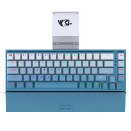 Teclado Redragon Bw Rgb Shaco 60 Hotswap Suporte