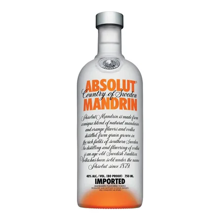 Vodka Absolut Mandarin 40 750ml