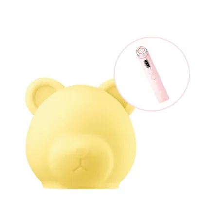 Capa Protetora de Cabeçote Medicube AGE-R Booster Pro Bear Head Yellow • Agatres