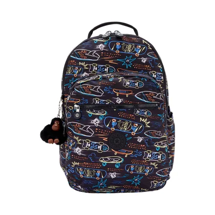 Mochila Kipling Seoul Lap Neon Skate