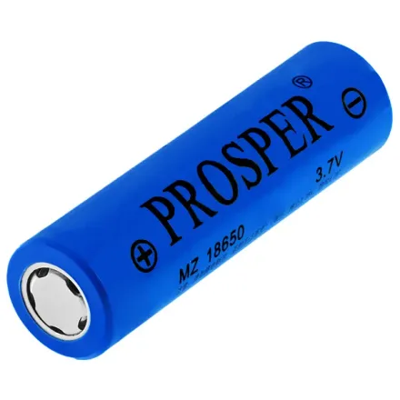 Bateria Recarregável 18650 Prosper MZ 2.000 mAh 3.7V