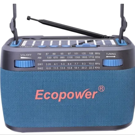 Radio Ecopower Ep F338 Sd Fm Panel