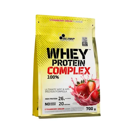 Suplemento Olimp Sport Nutrition Whey Protein Complex 100 Strawberry Dream 700 Gr