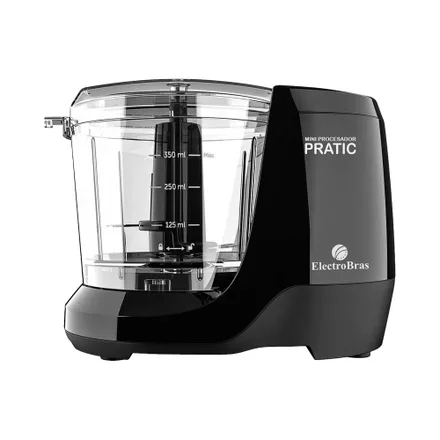 Mini Procesador Alimentos Electrobras Pratic Ebmp 120 Negro 350ml