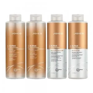 Joico Pak 4 Pasos Shampoo Selador Reconstructor Hidratante 1LT