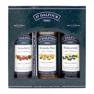 KIT GELÉIA SEM AÇÚCAR ST. DALFOUR COM COLHER 3X284G
