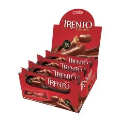 CHOCOLATE PECCIN TRENTO AO LEITE CAIXA 16X32G