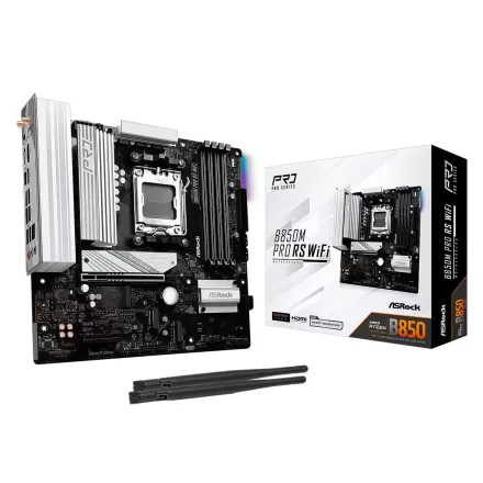 Placa Mae Asrock Pro Rs Socket AM5 Chipset B850 Atx