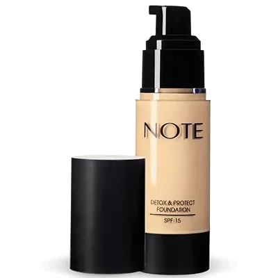 Note Base Detox Protect Foundation 07 Apricot