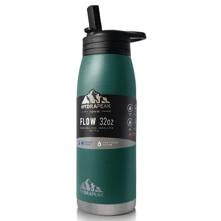 Garrafa Termica Hydrapeak Hp Flow 32 Forest 946ml
