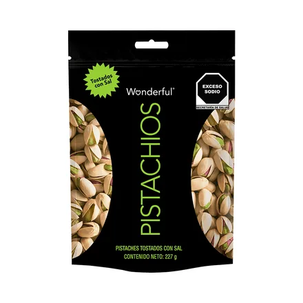 Pistachos Wonderful Tostado Salado 227g