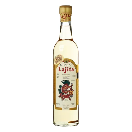 Tequila Mezcal Lajita Reposado Miniatura 50ml
