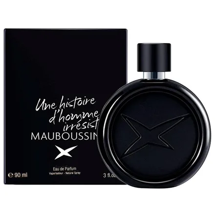 Perfume Mauboussin Une Histoire Homme Irresistible Eau Parfum Masculino 90ml