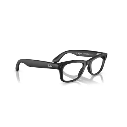 Oculos RAY BAN Meta Wayfarer RW4006 F-MATTE Black L-CLEAR TO Graphite Green