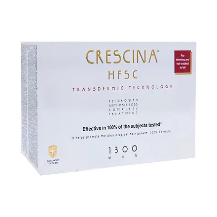 Ampolla Crescina Hfsc Transdermic Treatment Re Growth 1300 Man 20 Piezas