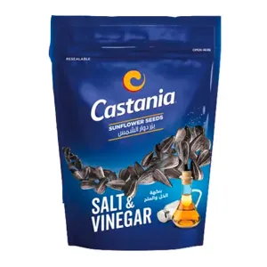 Semente Girassol Castania Sal Vinagre Pacote 150g