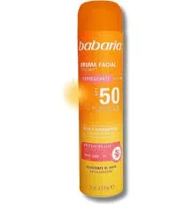 Babaria Protector Solar Bruma Spf 50 Aloe Niacinamida