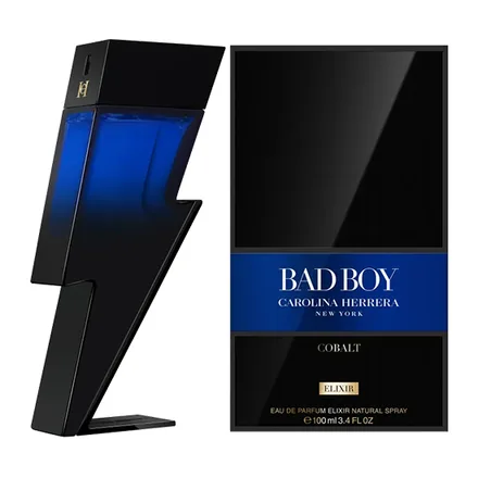 Perfume Carolina Hererra Bad Boy Cobalt Elixir Eau Parfum Masculino 100ml