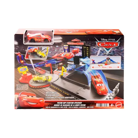 Pista Juego Mattel Hot Wheels Disney Pixar Cars Acrobacias La Copa Piston Jhl 42