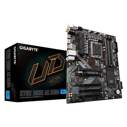Placa Mae Gigabyte B760 DS3H Ac Ddr 4 Socket Lga 1700 Chipset Express Atx