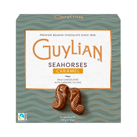 Chocolate Guylian Seahorses Caramel 170 Gr
