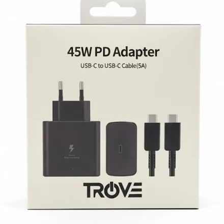 Cargador Trove Pd Fast 1USB Con Cable