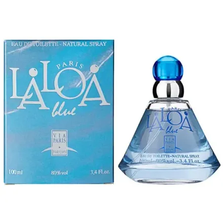 Via Paris Perfume Laloa Blue Eau Toilette 100ml