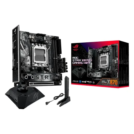 Placa Mae Rog Strix X870 Gaming Socket AM5 Chipset Ddr 5 Mini Itx