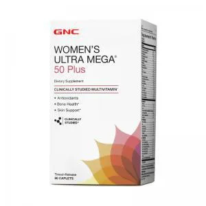 Multivitaminico Gnc Ultra Mega Women 50 Plus 60 Capsulas