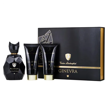 Tonino Lamborghini Ginevra Black Eau Parfum Plus Body Lotion Shower Gel 100ml