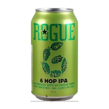 Cerveza Rogue 6 Hop Ipa Lata 355ml