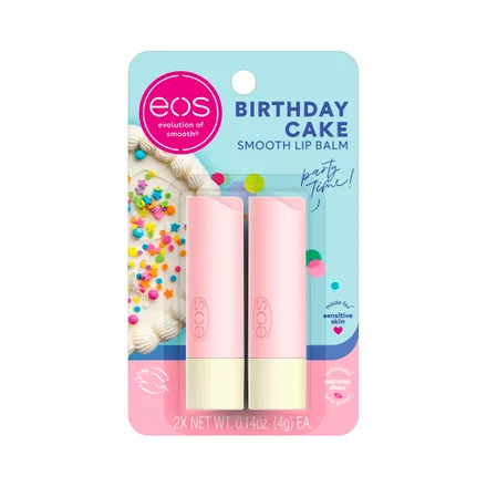 Balsamo Labial Eos Stick Smooth Birthday Cake 2