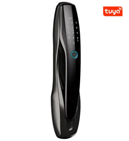 FECHADURA DIGITAL S916MAX WIFI TUYA/CARTÃO/CHAVE PRETO