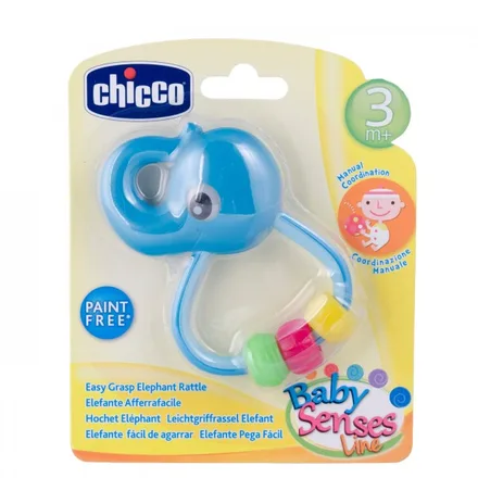 Sonajas Chicco Baby Senses Elefante Facil Agarrar 00