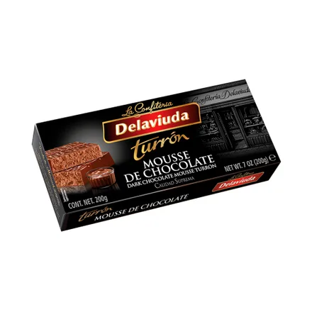 Mousse Chocolate Delaviuda Turron 200 Gr