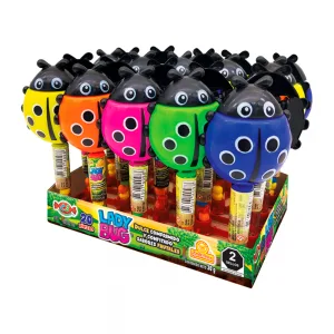 JUGUETES Y CARAMELOS LAS DELICIAS LADY BUG DISPLAY 20X30G
