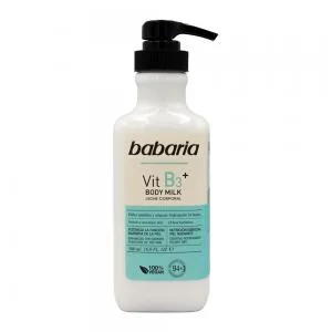 Creme Corporal Babaria Milk Vit B3 Pele Sensivel 500ml