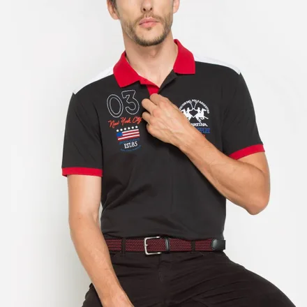 Camiseta La Martina Polo Masculino Eq 04 Nyc