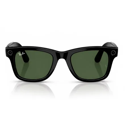 Oculos Sol Ray Ban Meta Wayfarer 2 Ia Brilhante Lente 32GB