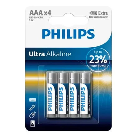 Pilha Aaa Ultra Alcalina 97 4