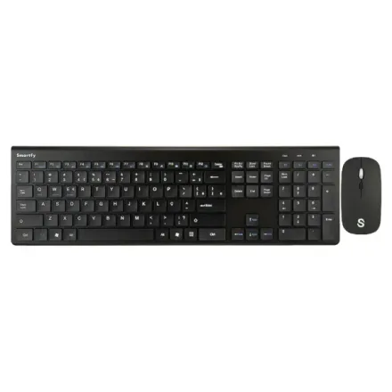 SMARTFY TECLADO + MOUSE WIRELESS TW02B PORT BLACK