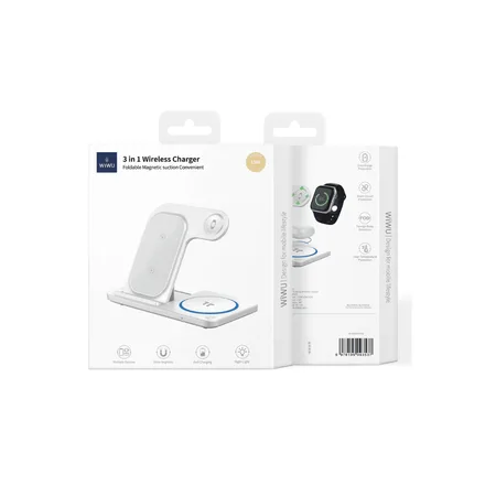 CARREGADOR MULT-FUNCIONAL MAGNETICO IPHONE/NDROID