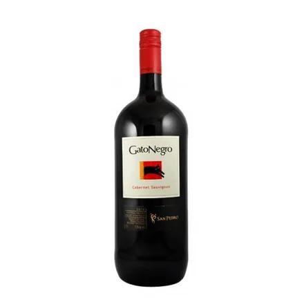 VINO CHILENO TINTO SAN PEDROS GATO NEGRO CABERNET SAUVIGNON 1.5LTS