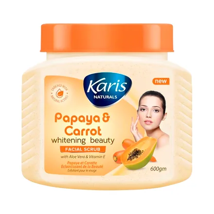 Exfoliante Facial Karis Papaya Carrot Whitening Beauty 600ml