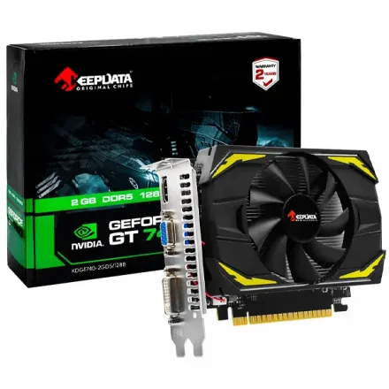 Placa Video Keepdata Geforce 2GD5 Ddr 5 Hdmi Vga Dvi