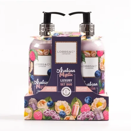 ARABIAN MYSTIC LUXURY SET DUO JABON DE MANOS+BODY LOTION