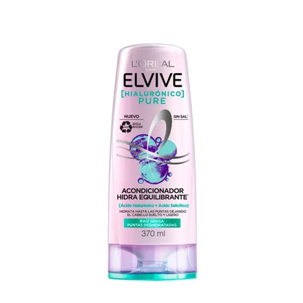 Elvive Pure Hidra Hialuronico Condicionador 370ml