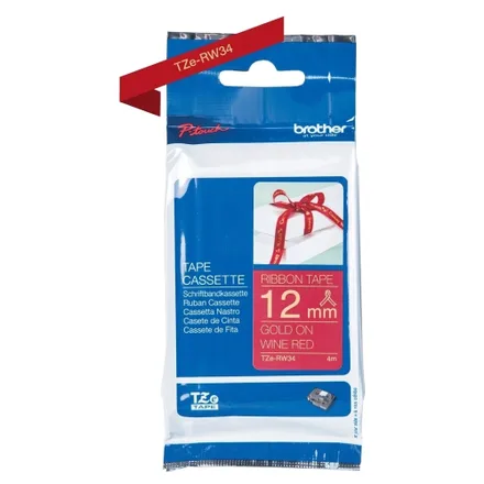 Cinta Rotuladora Tzerw 34 Dorado