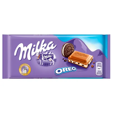 MILKA CHOCOLATE 100GR OREO 7622300631574