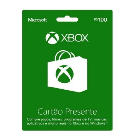 Cartao Presente 100 Xbox Live